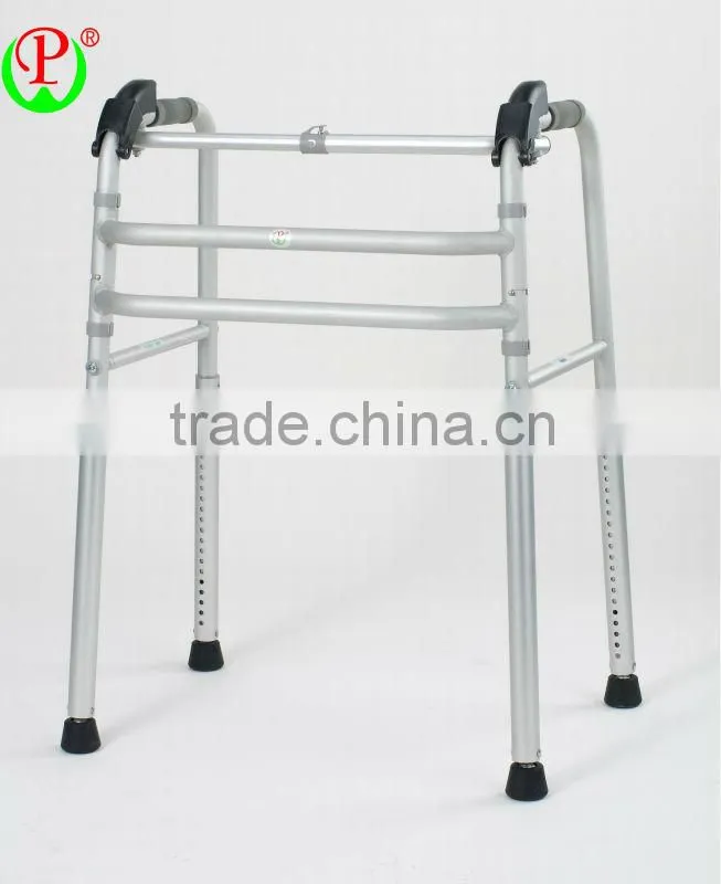 2015 Perfect design aluminum multi-functional walking aid rollator elderly rollator disabled people rollator