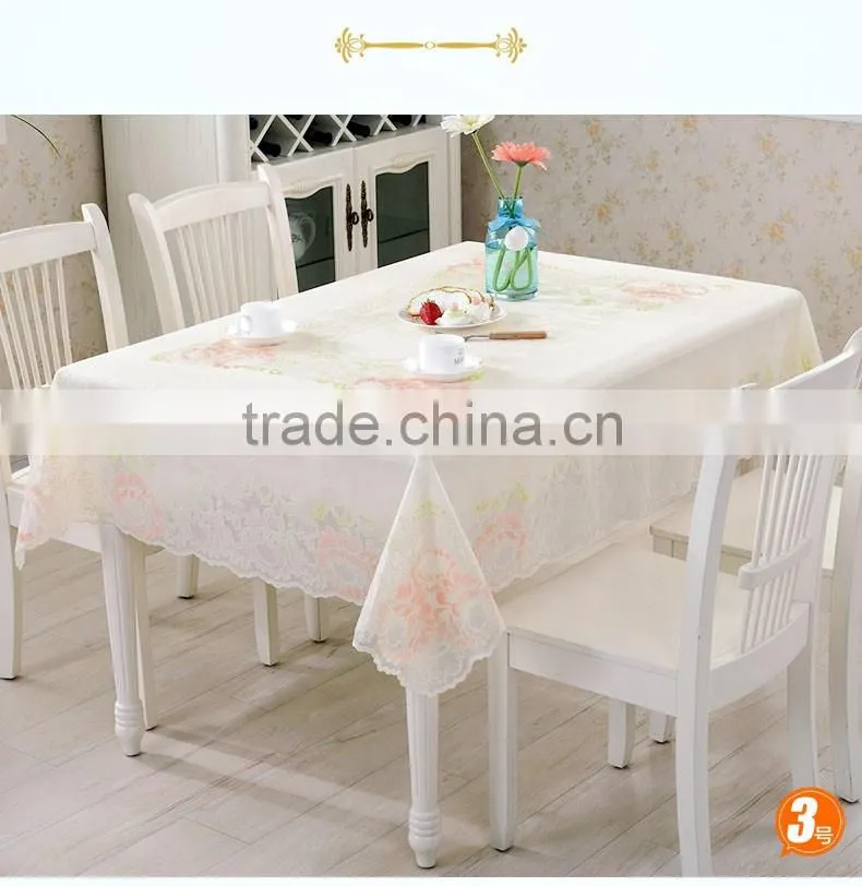 Transparent plastic table cloth PVC/PE/PEVA waterproof Table cloth
