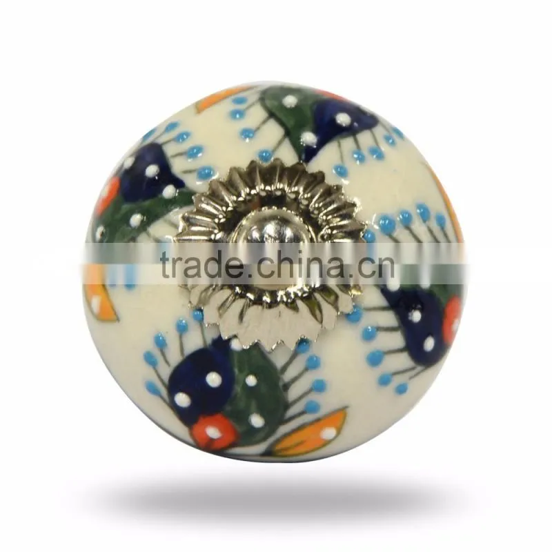 ceramic--Round-grey-white-swirl