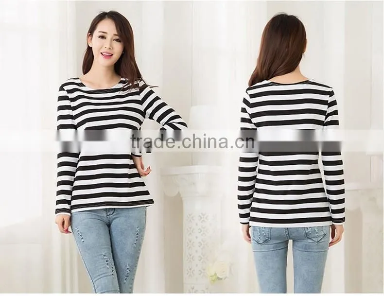 Long sleeves nursing wear breastfeeding Top for pregnant women