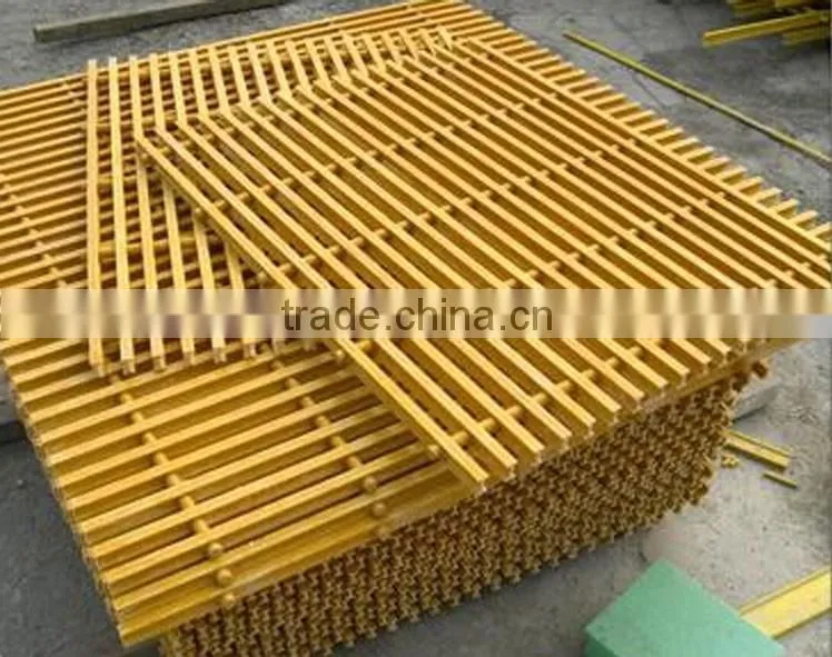 High Strength Fiberglass GRP FRP pultruded Grating
