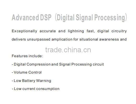 CE&FDA digital ITC hearing aid protector;Active hearing protection;