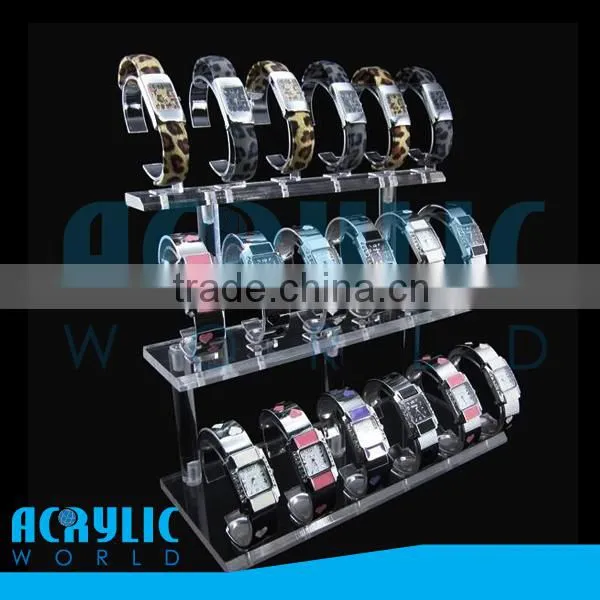 Customise Top Quality Frosted Acrylic Watch Display stand