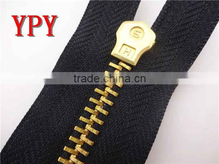 5# brass metal zippers