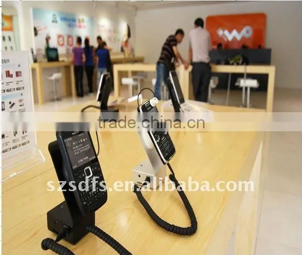 Cell phone security alarm holder