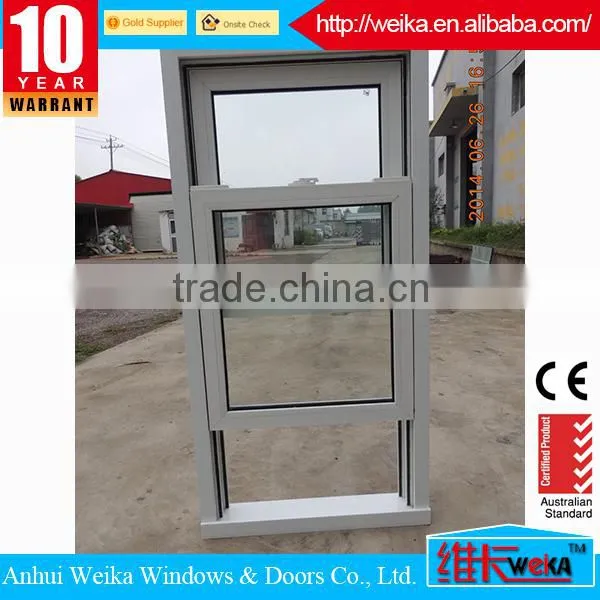 aluminum modern america double glazed vertical sliding window