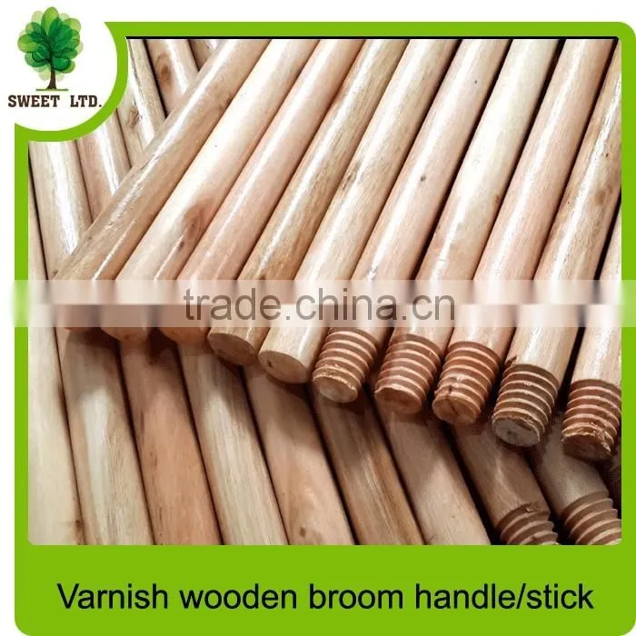 wooden brush varnished handle from china factory wholesale