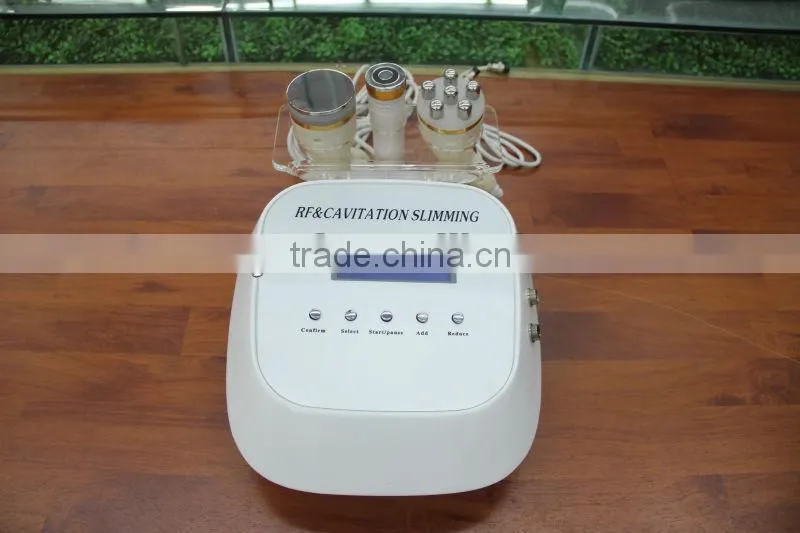 The most POPULAR home use 5mhz multipolar radio frequency rf slimming ultrasonic cavitation machine