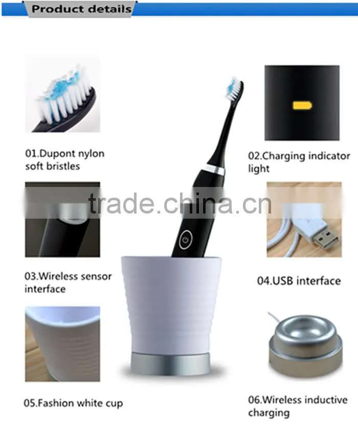 multi-funtional 4 mode travel clean ,white,gum care, sensitive electrical toothbrush