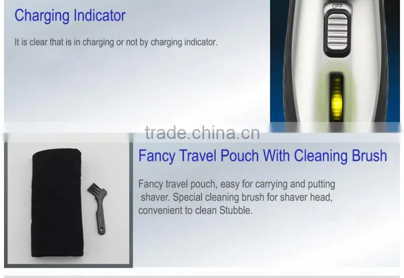 Three Independent Floating Heads Men Shaver Machine