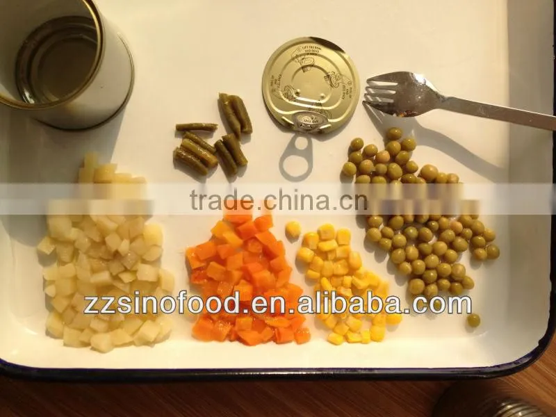 Canned Mixed Vegetable Canned Food Factory in China