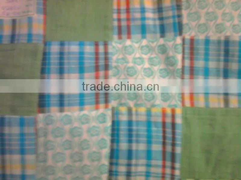 cotton checked fabric