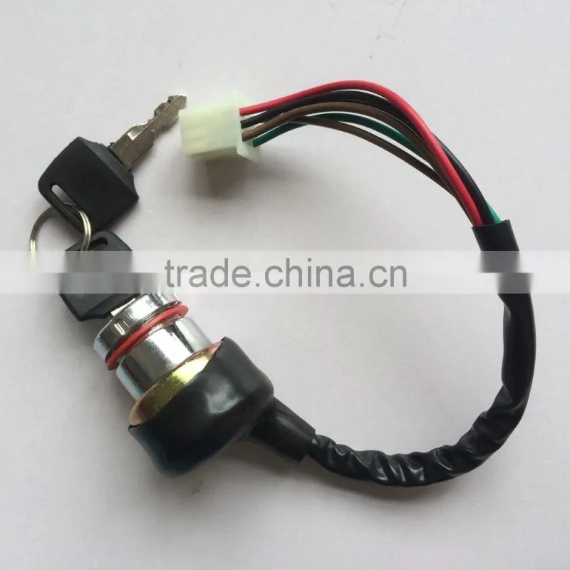 6-Wire ignition key switch for 50CC 70CC 90CC 110CC 125CC ATV Go Kart Kazuma Falcon Meercat