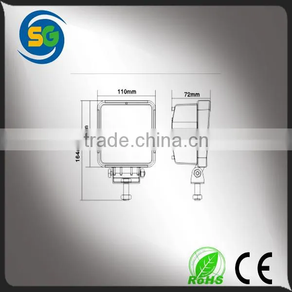 LED waterproof worklamp 48w led truck light