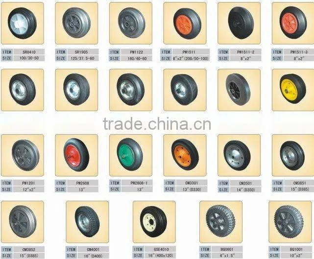 Rubber Solid Concreter Mixer Wheel
