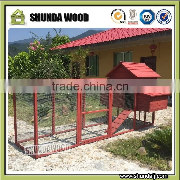 Wholesale wooden Large Run industrial chicken coop