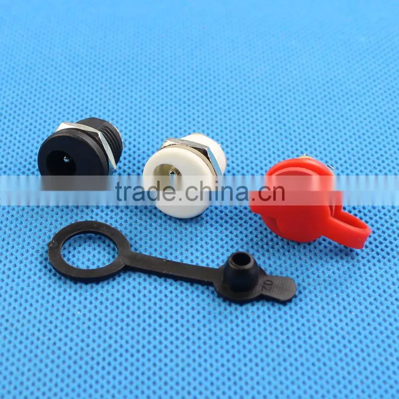DC-022 Colorful Nuted 2.1mm/2.5mm Electrical Plug DC JACK