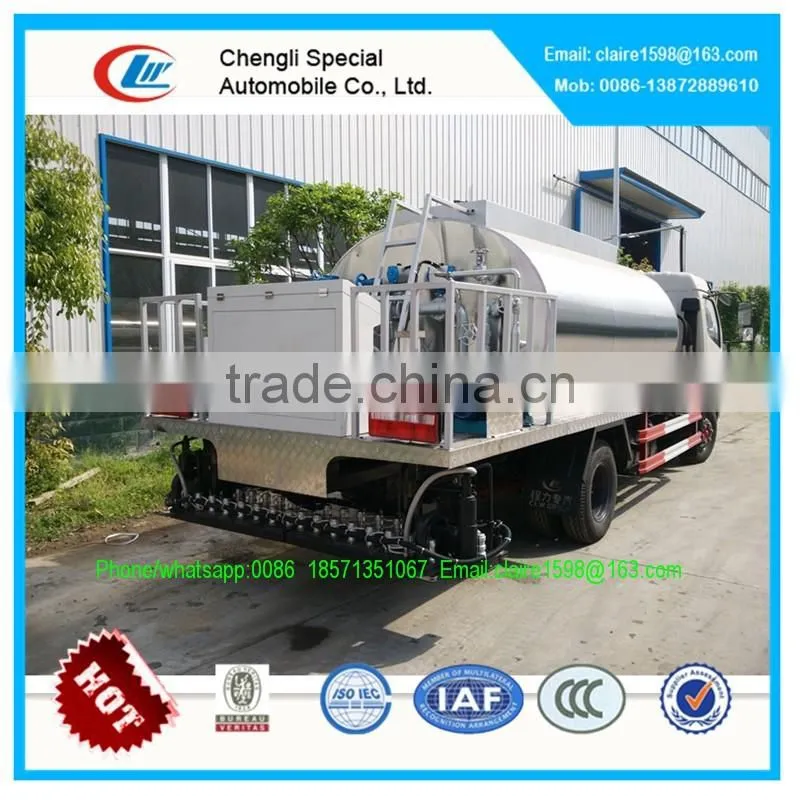 DongFeng intelligent asphalt spray truck 8CBM , asphalt distributor trucks for sale