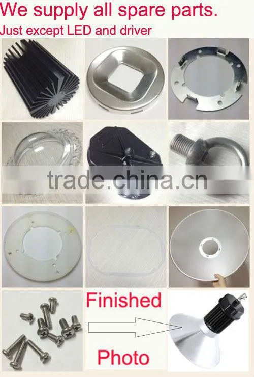 aluminum led reflector for 100w 200w high bay light