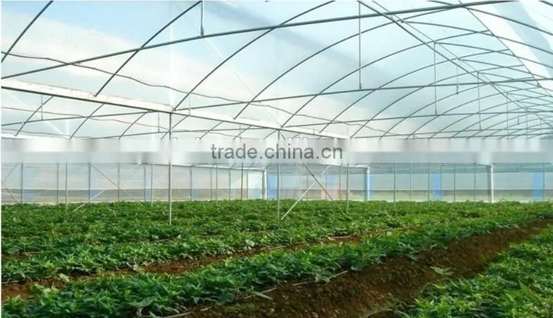 Precast low-cost durable film greenhouse