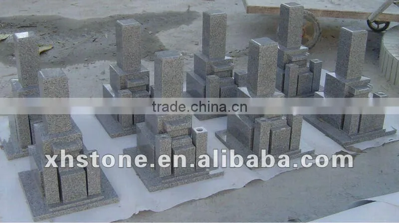 Southeast traditional style black polished monument