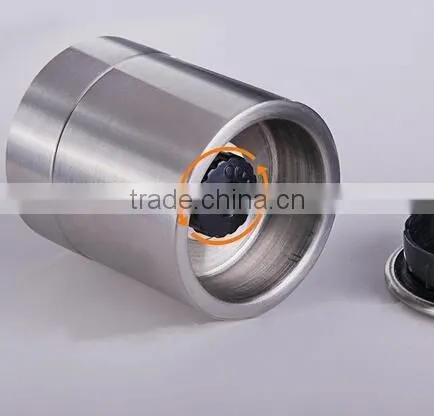CY181 Multifunctional Manual Stainless Steel Pepper Mill With Two Storage Container peper grinder