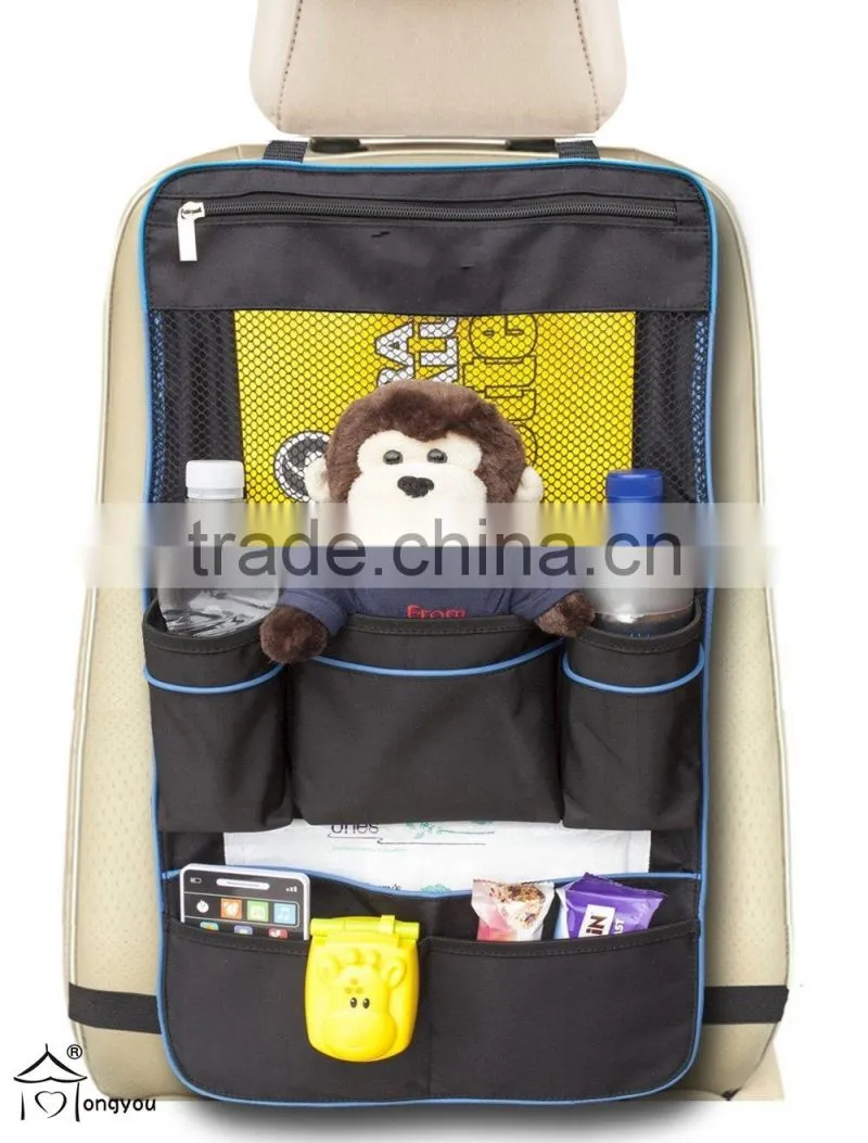 Backseat Car Organzier Auto Seat Back Cover Protector and Storage Bag