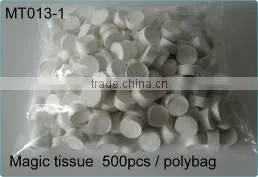 2016 Hot Sale Compressed Non-woven Cleaning Cloth Tissue