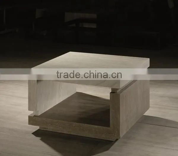 New stlye Home antique travertine base coffee table