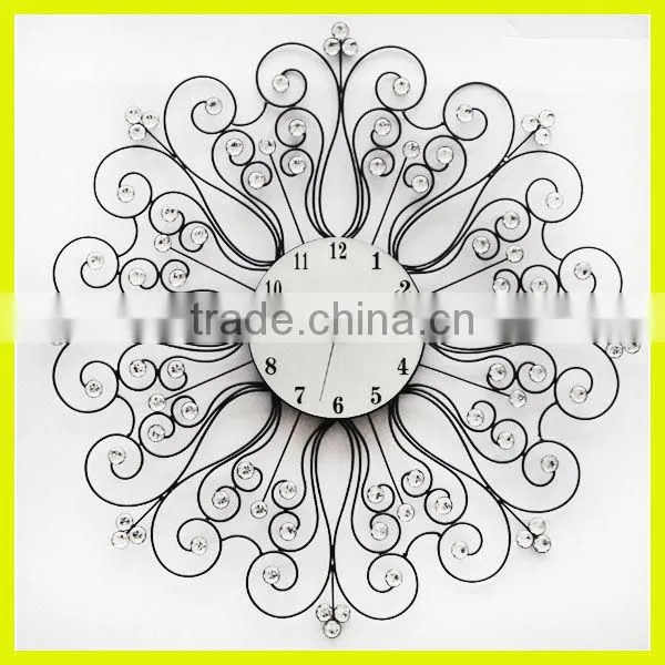 stainless wall clock,metal wall clock