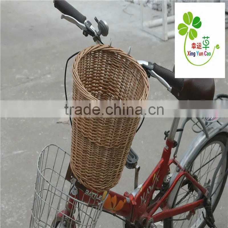 half round wicker bicycle basket wholesale basket hot!! red color