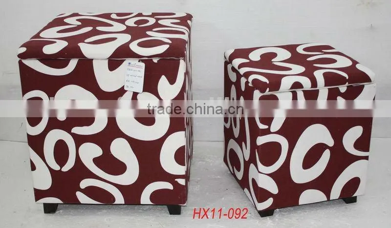 Storage seat stool sets