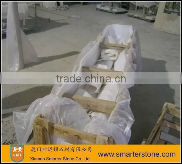 White Marble Tile Fireplace Surround