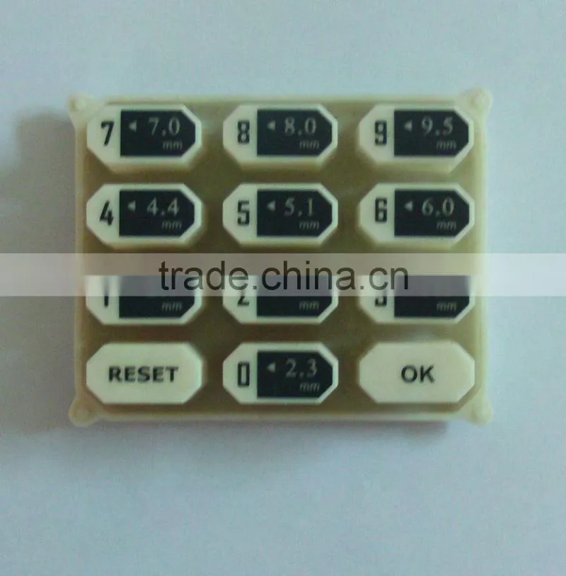 high quality custom design silicone button rubber keypad