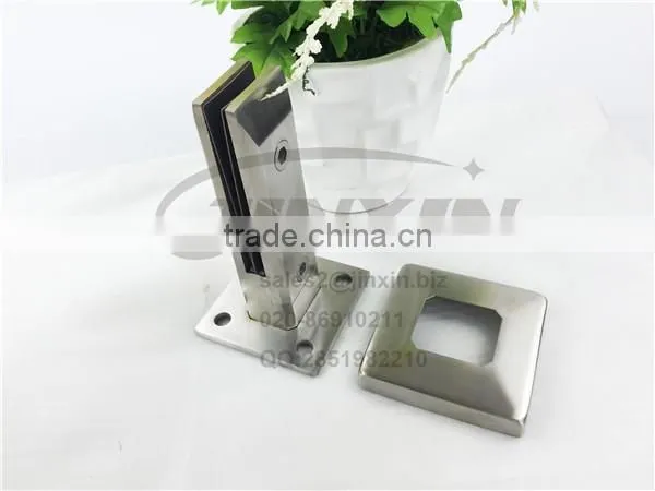 JINXIN stainless steel square core drill glass spigot for pool fence