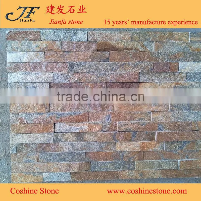 wall cladding cutural slate stone with stone veneer