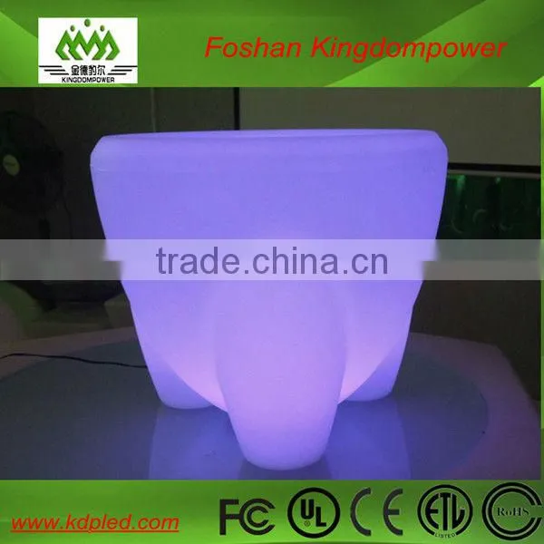 Color changing Garden use plastic led party chair