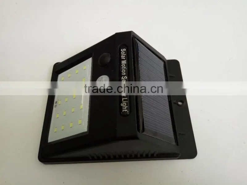 Wall Light, Bright Solar Power Outdoor LED Light No Tools Required Peel and Stick Motion Activated