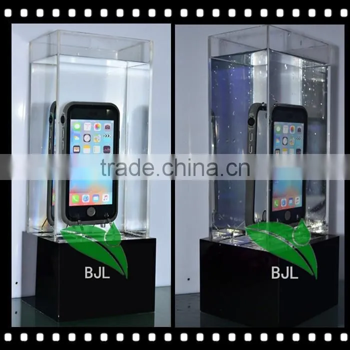 customized waterproof display water tank for waterproof products