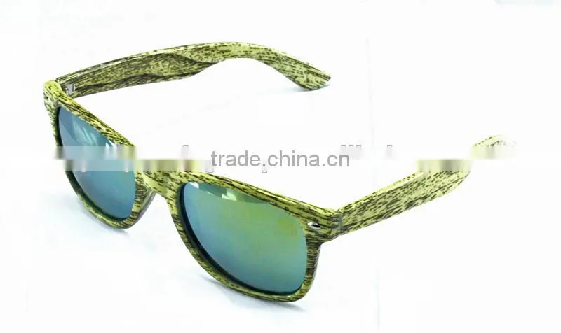 fake wooden sunglasses, water transfer print sunglasses, good quality FDA&CE