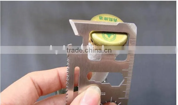 2016 fashion Outdoor camping army card knife credit card knife card