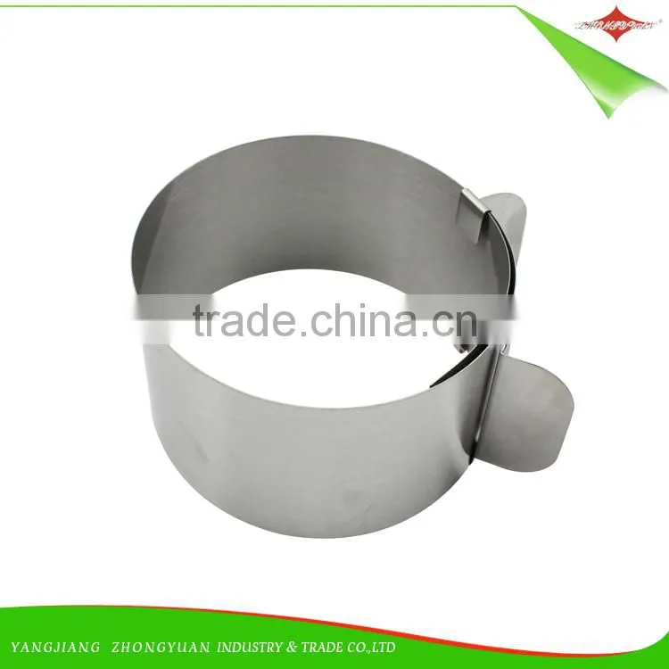 ZY-F1404 durable stainless steel round mousse cake mold cake ring