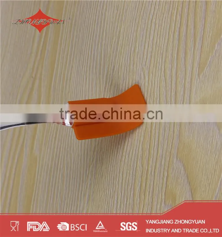 kitchen silicone butter scraper with plastic handle