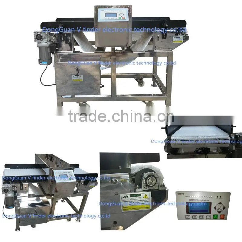 FDA standard Conveyor Belt food Metal Detector machine, metal detector for food processing industry