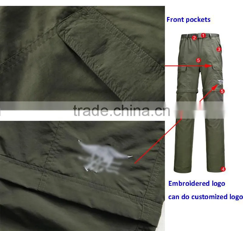 Slim Soft Comfortable Outdoor Quick Dry 100% Nylon Mens Long Sleeves Casual Pants Shirts