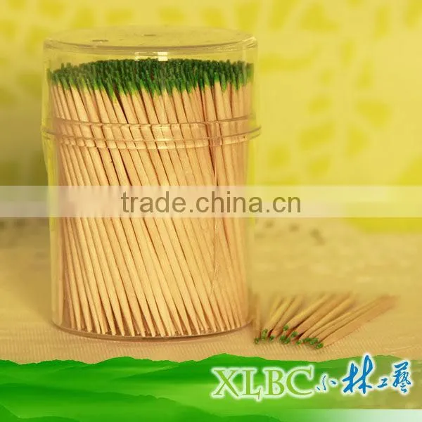 Double pointed mint bamboo toothpick with high quality