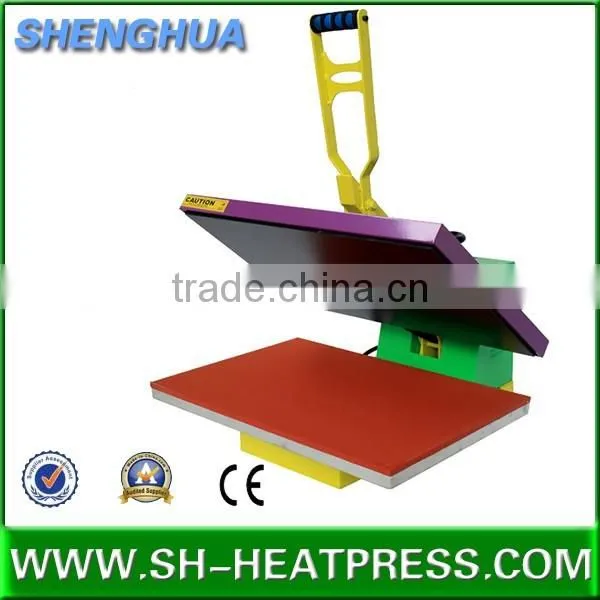 Hot sale small size manual heat press sublimation transfer machine