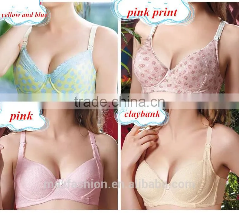 Healthy nursing bra hot sexi photo image and maternity colthes for breastfeeding woman to Wholesale with OEM Service