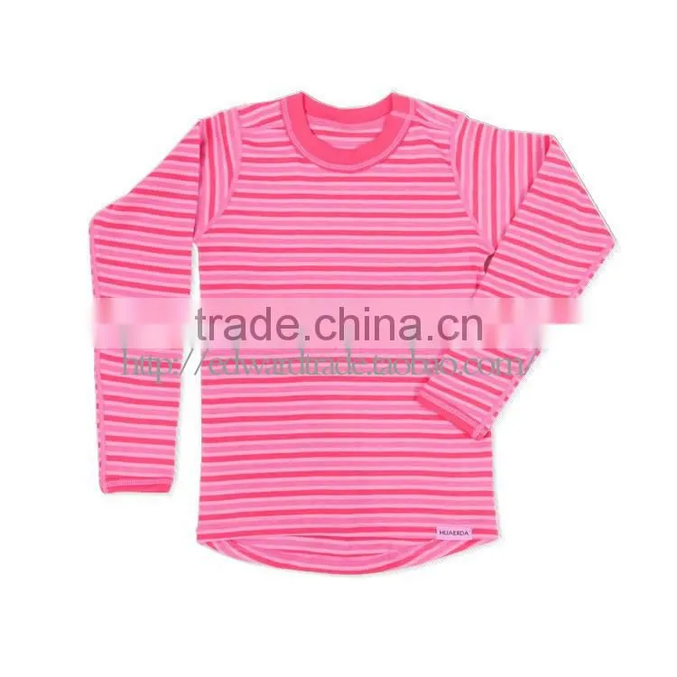 100% Merino wool thermal kids underwear for 3-16years old