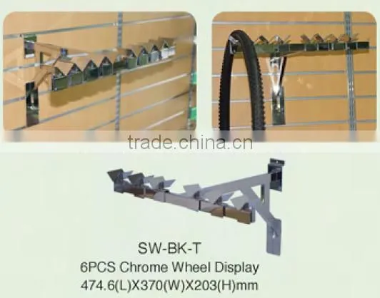 Slatwall Bike Wheel Display